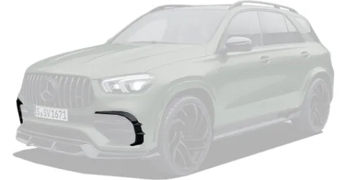 Карбоновые вставки переднего бампера для Mercedes-Benz GLE V167