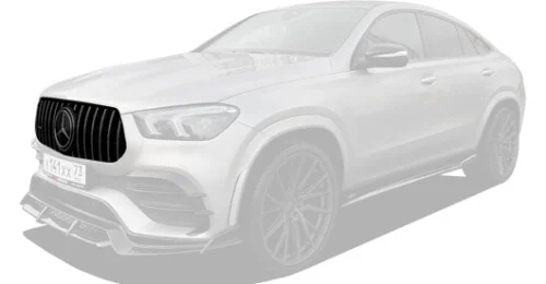 Решетка радиатора GT для Mercedes-Benz GLE Coupe C167