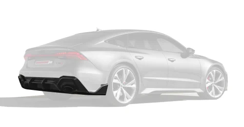 Audi RS7 C8: обвес черный глянец + ковка