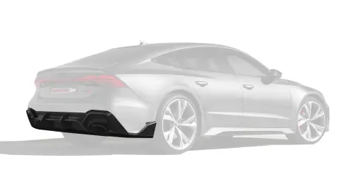 Карбоновый диффузор для Audi RS7