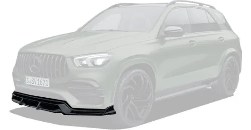 Карбоновая губа для Mercedes-Benz GLE V167