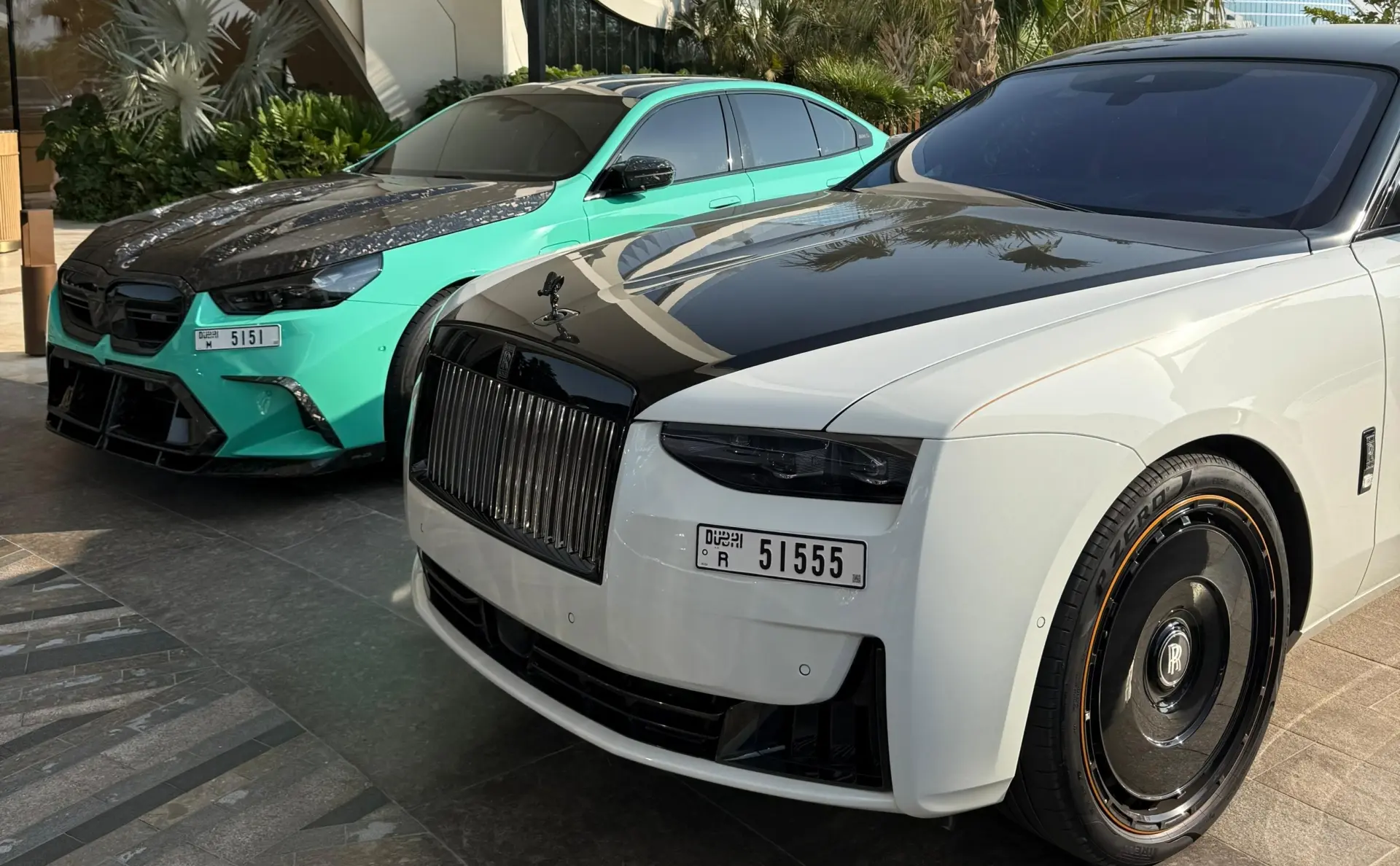 BMW M5 G90 и Rolls-Royce Ghost 2 в Дубае: два эксклюзивных проекта Renegade Design