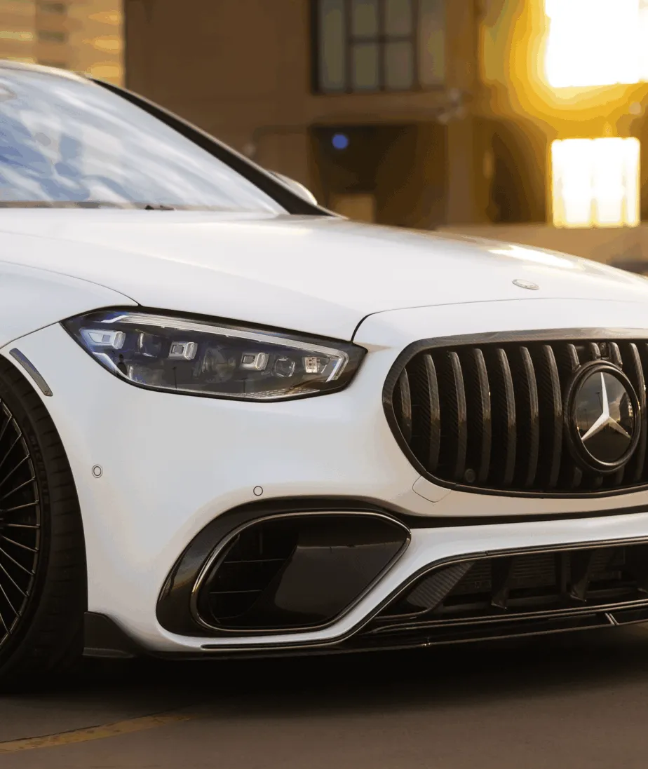 Матовый белый манифест: самый уникальный Mercedes-AMG S63 в США, созданный в Денвере