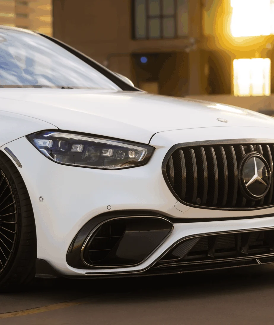 Матовый белый манифест: самый уникальный Mercedes-AMG S63 в США, созданный в Денвере