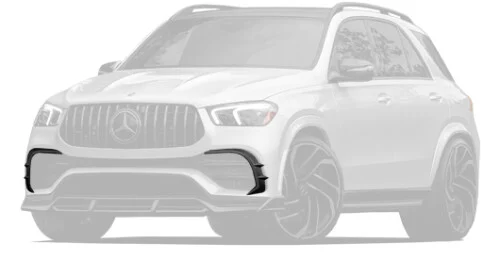 Вставки в передний бампер для Mercedes-Benz GLE V167