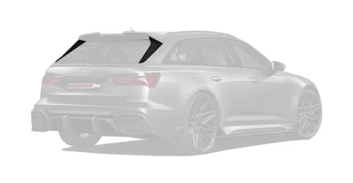 Карбоновые вставки в заднее стекло для Audi RS6 C8