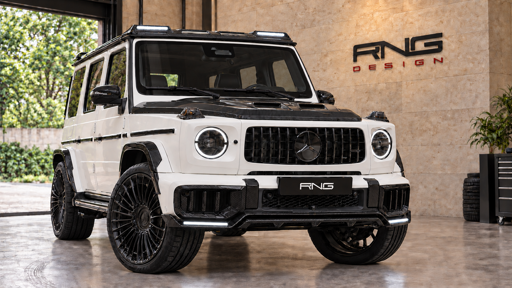 Mercedes-AMG G63 W465 с обвесом Renegade Design и коваными дисками